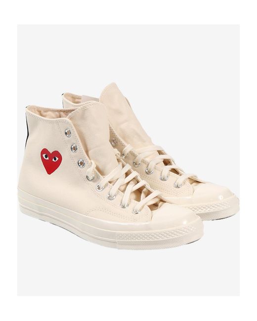 COMME DES GARÇONS PLAY Pink Chuck Taylor 70 High-Top Casual Shoes for men