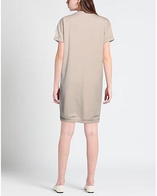 Brunello Cucinelli Natural Mini Dress