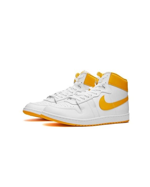Nike Yellow Logo Casual High-Top Shoes for men