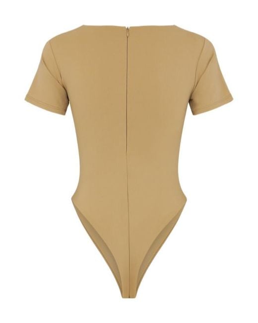 Entire studios Natural Tee Short Sleeve Bodysuit