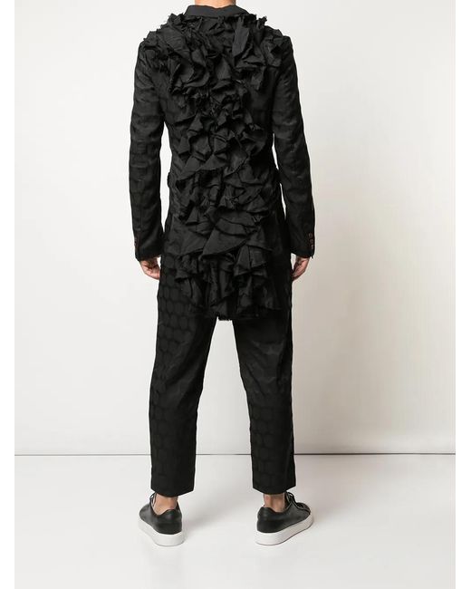 Comme des Garçons Black Long Sleeve Blazer for men