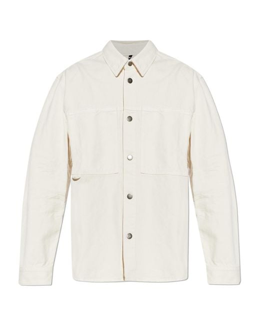 Haikure White Arno Long Sleeved Shirt for men