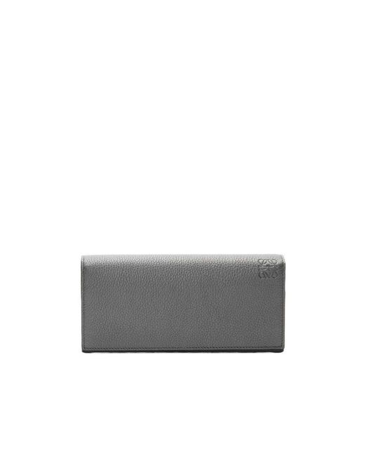 Loewe Gray Long Horizontal Wallet for men