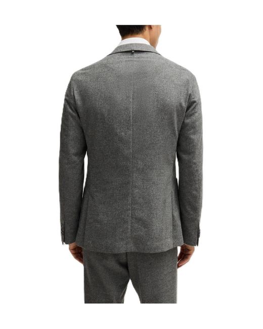 Boss Gray Classic Blazer for men