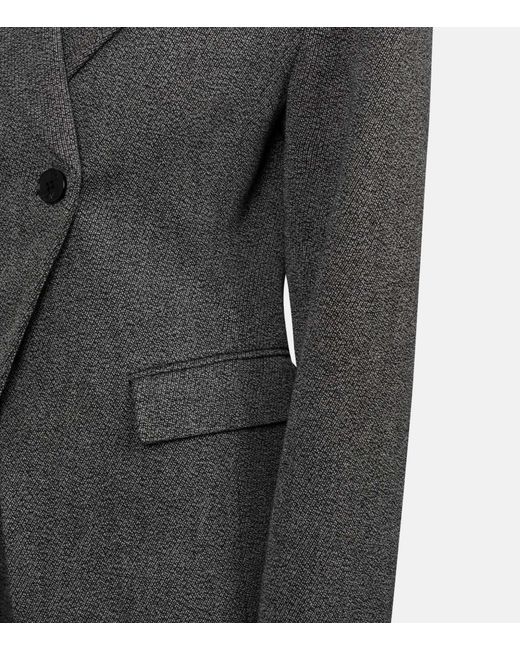 Ganni Gray Suiting Blazer