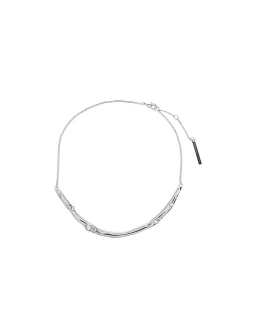 Dries Van Noten White Adjustable Necklace