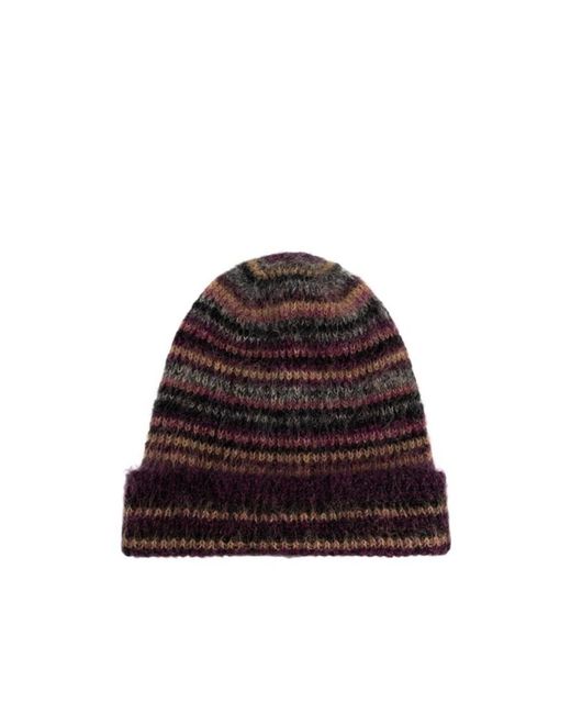 Isabel Marant Red Cuffed Knit Hat