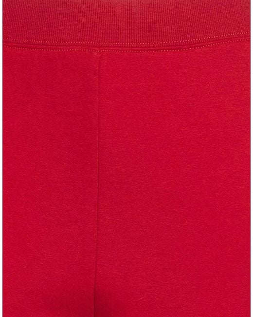 Max Mara Red Simple Solid-Color Sweatpants