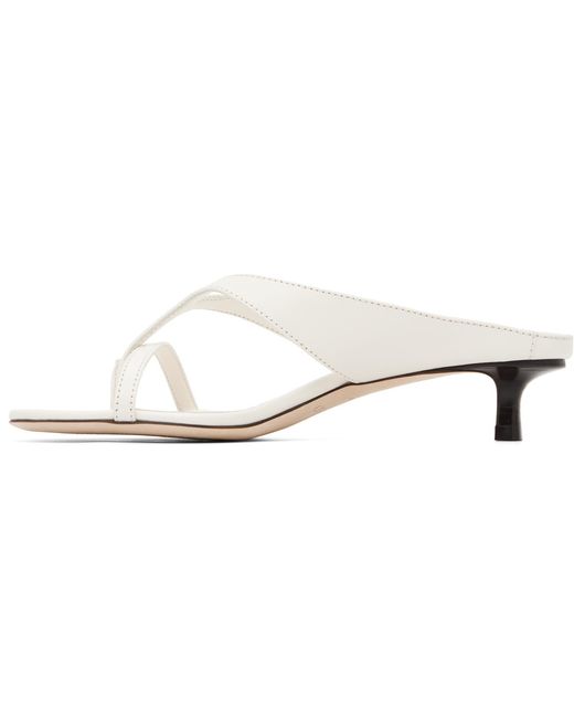 Jimmy Choo White Emeri High-Heeled Sandals