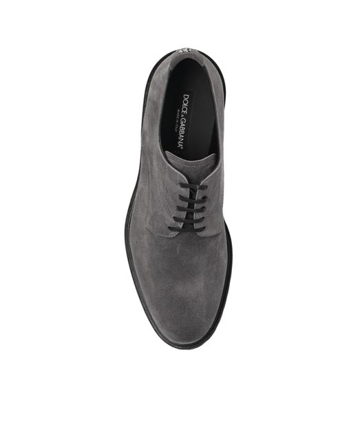 Dolce & Gabbana Brown Oxford Lace-Up Shoes for men