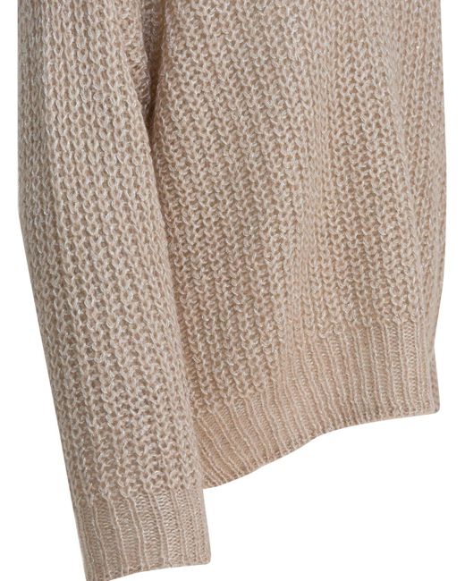 Herno Brown Roll Neck Knitted Jumper