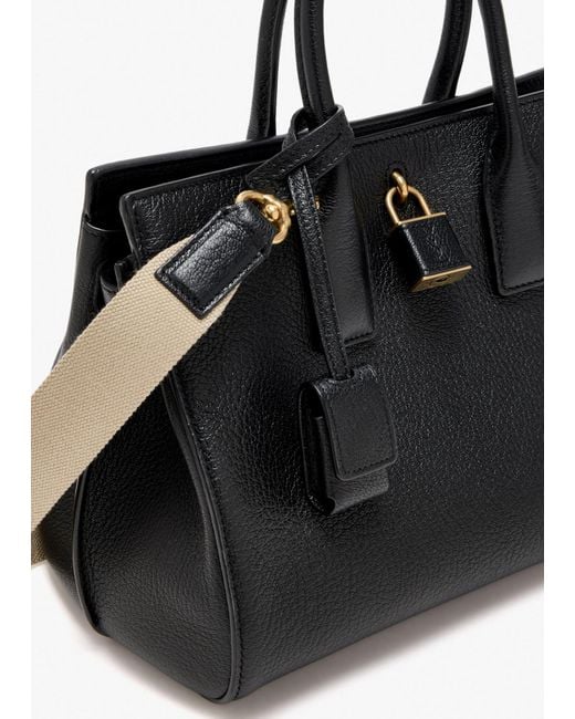 Saint Laurent Black Sac De Jour Top Handle Bag
