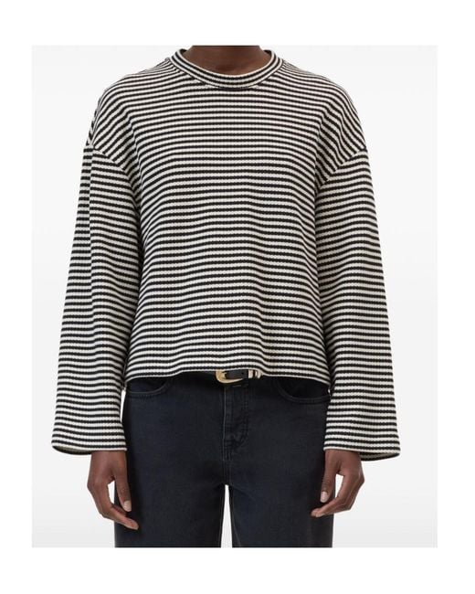 Closed Multicolor Striped Longsleeve