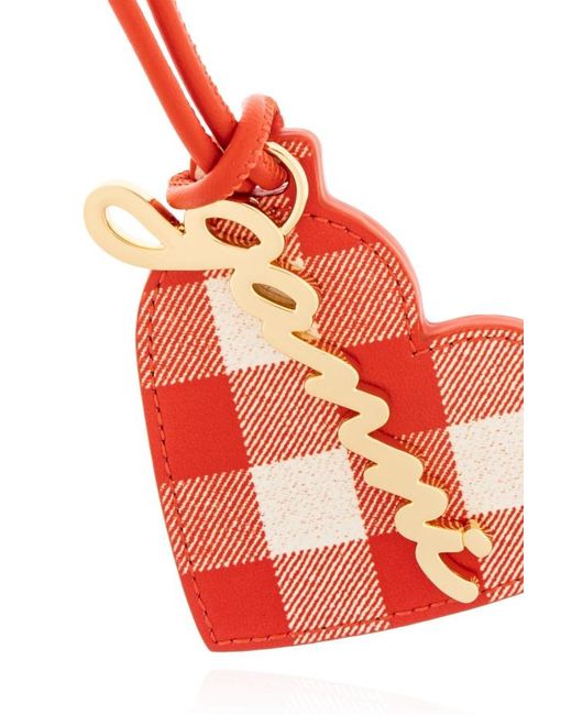 Ganni Red Bou Heart Mirror for men