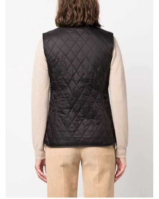 Barbour Black V-Neck Sleeveless Vest