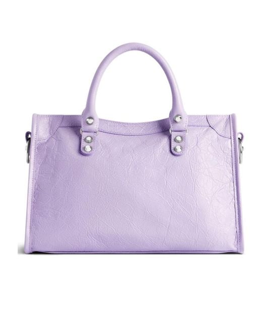 Balenciaga Purple Le City Bag Small