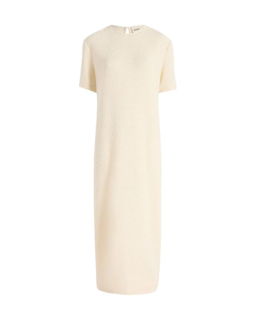 Khaite White Maxi Dress