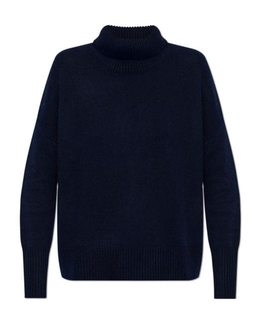 Lisa Yang Blue Long-Sleeved Sweater