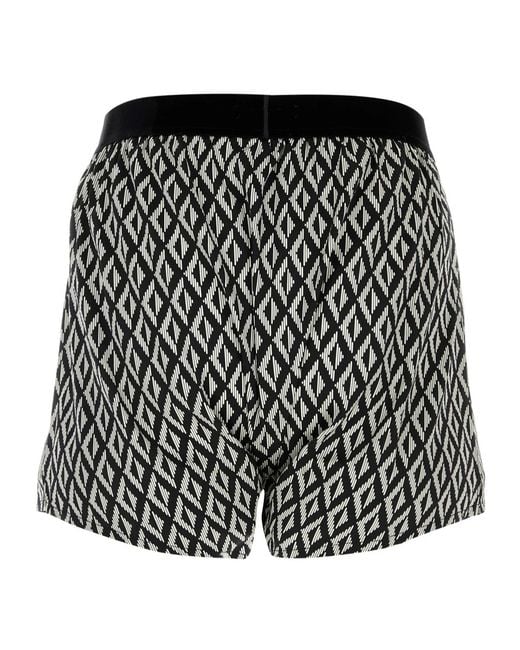 Tom Ford Black Logo Detail Printed Boxers for men