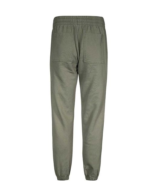 Represent Green Logo-Print Cotton Track Pants for men