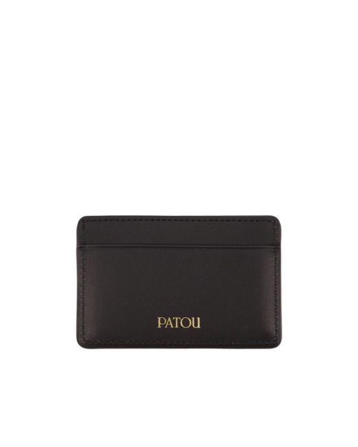 Patou Black Jp Leather Cardholder