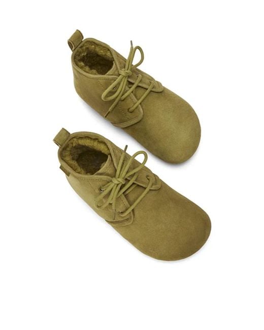 Loewe Green Lago Lace-Up Bootie
