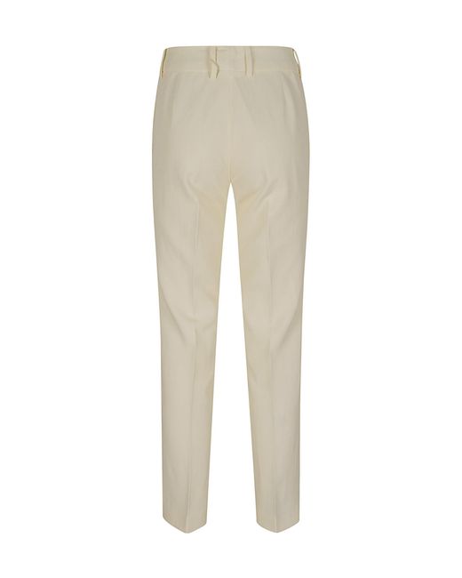 Ermanno Scervino Natural Pressed-Crease Tailored Trousers