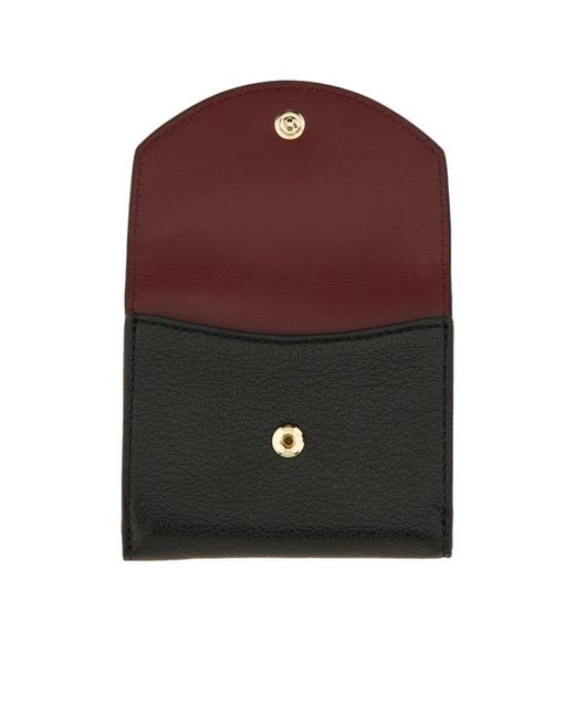Anya Hindmarch Black Eyes Compact Wallet