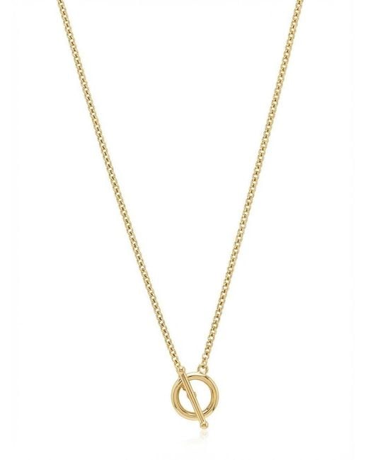 Gucci Metallic Link To Love 18K Lariat Necklace