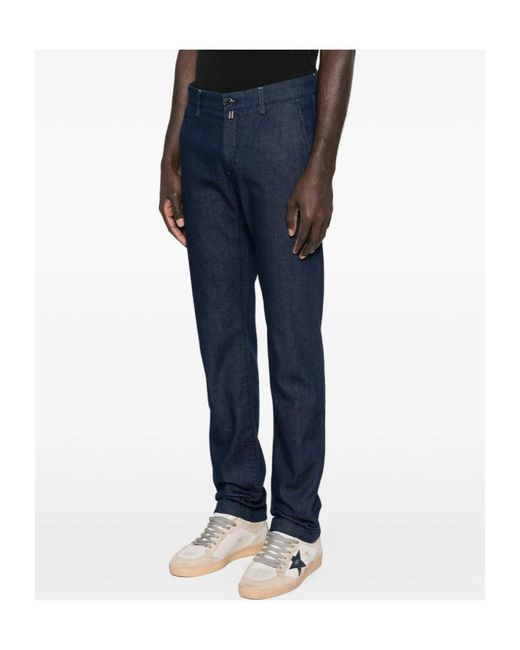 Jacob Cohen Blue Straight-Leg Jeans for men