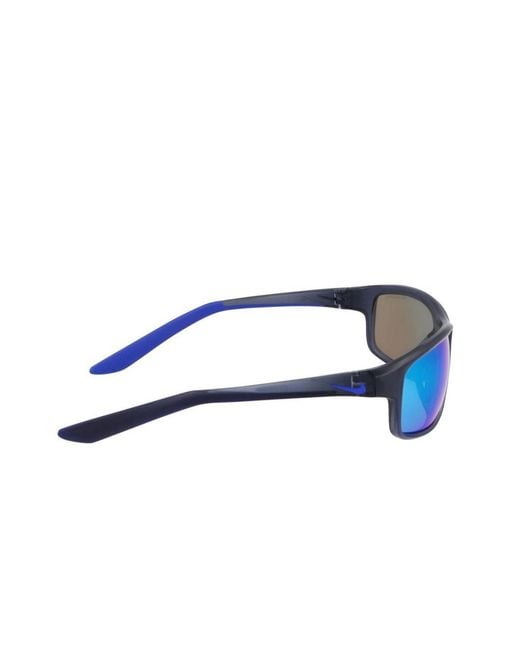 Nike Blue Rabid 22 Rectangle Frame Sunglasses for men
