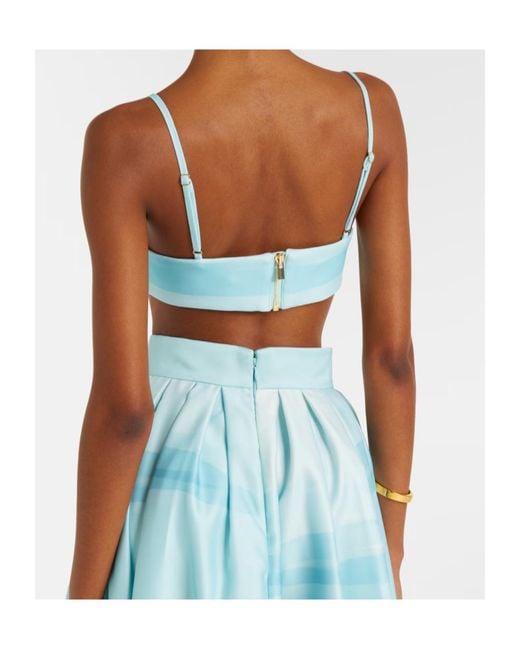 Leo Blue Bra Top