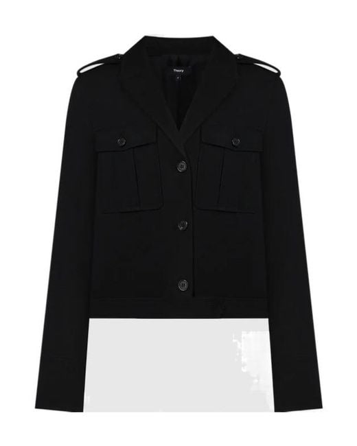 Theory Black Long-Sleeved Jacket
