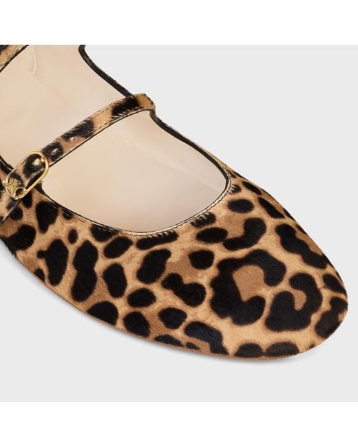 Céline Brown Les Ballerines Double Strap Ballerina