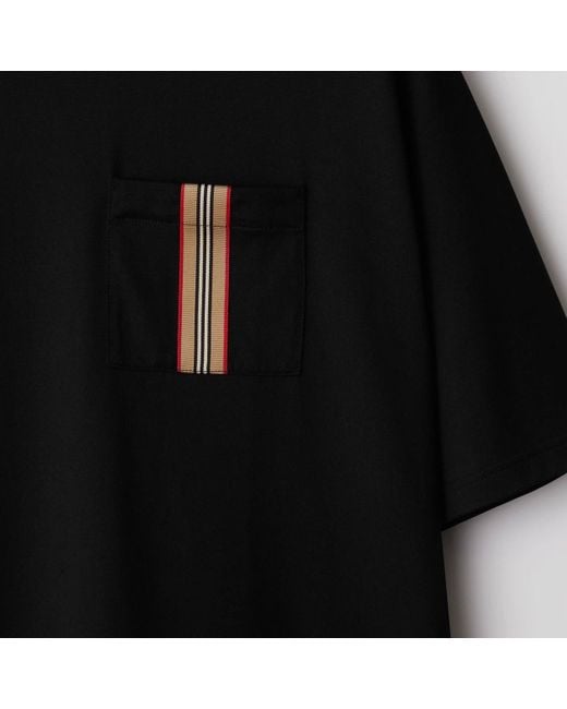 Burberry Black Item O-Neck Short-Sleeved T-Shirt for men