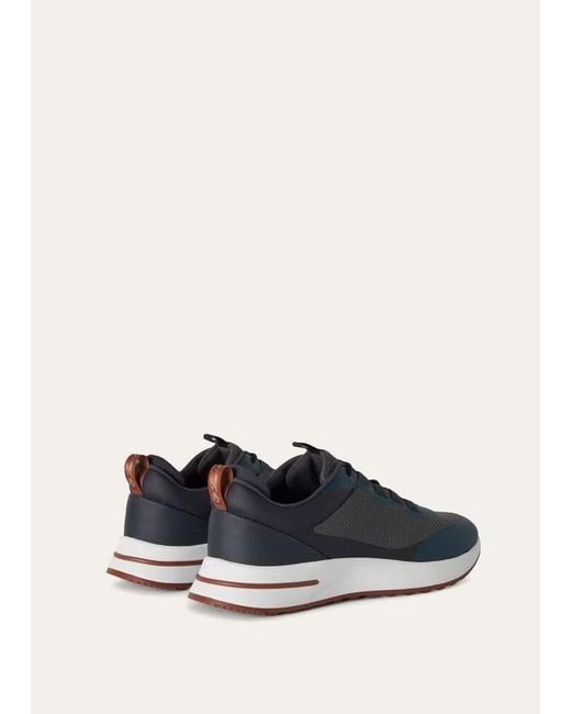 Loro Piana Black Week-End Walk Sneakers for men
