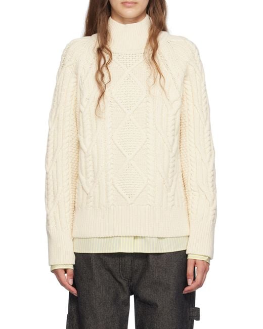Boss Multicolor Mock-Neck Sweater