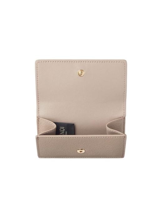Fendi Gray Ff Mini Trifold