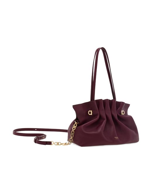 Ferragamo Purple Ferragamo Soft-Bag (M)