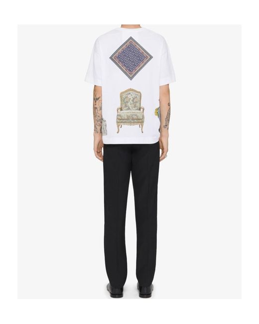 Givenchy White Short-Sleeved T-Shirt for men