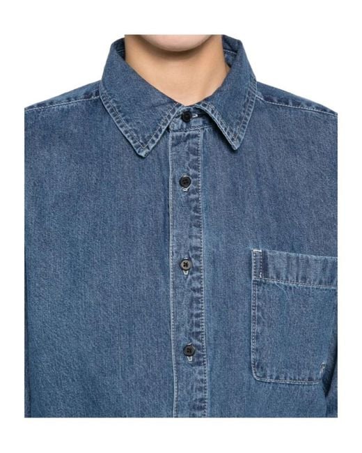 DUNST Blue Long-Sleeved Shirt