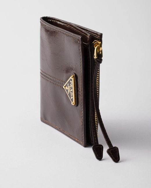 Prada Brown Small Leather Wallet