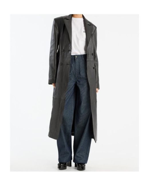 ROTATE BIRGER CHRISTENSEN Black Double-Breasted Jacket