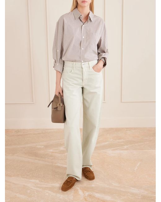 SLVRLAKE Denim White Tess Long Jeans