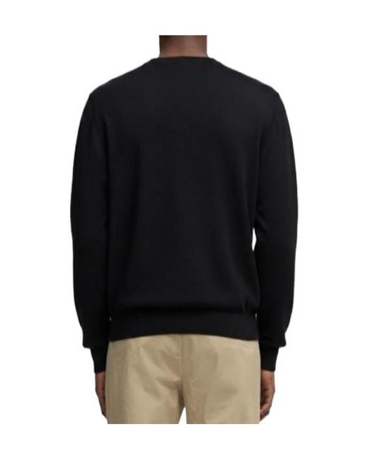 Aspesi Black Crew Neck Sweatshirt for men