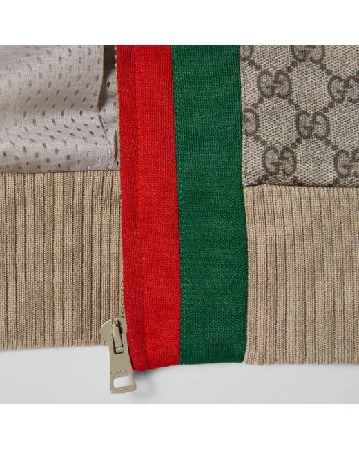 Gucci Brown Jacket With Monogram for men