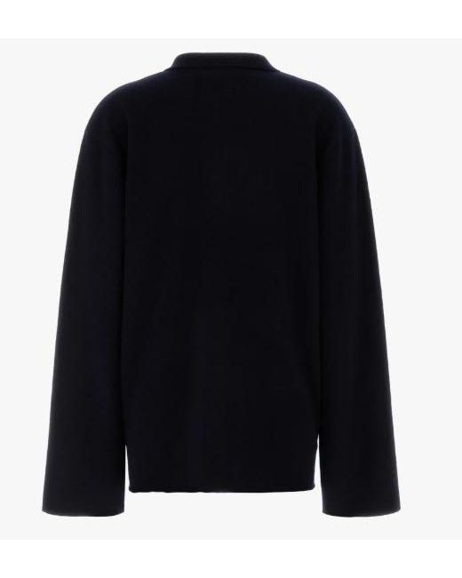 P*s様 extreme cashmere alligator polo n°1 Extreme Cashmere Alligator Knitted Polo Top in Black | Lyst