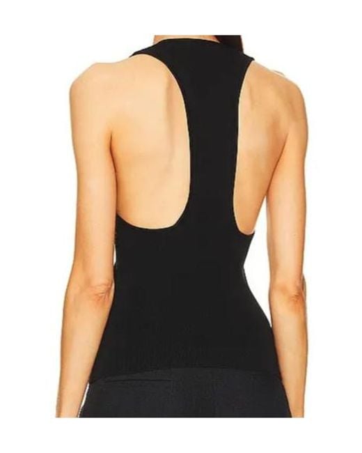 St. Agni Black Sleeveless Vest