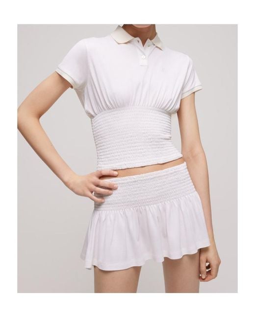 Gucci White Striped T-Shirt