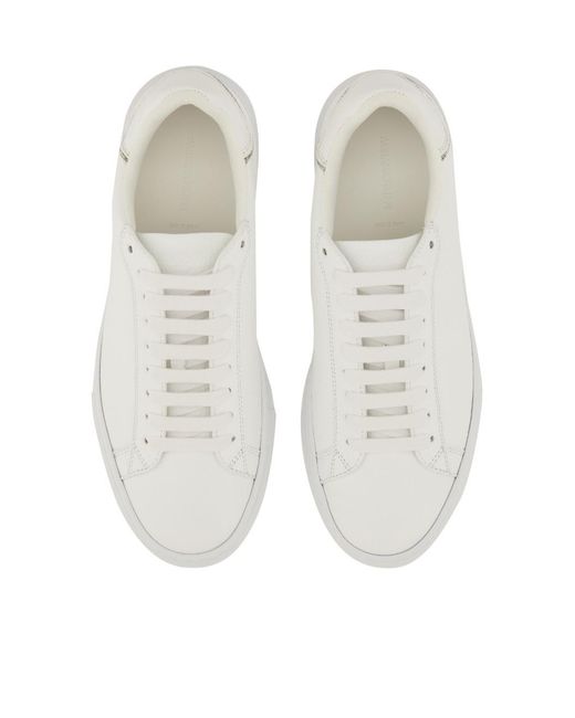 Fabiana Filippi White Diamond Thread Low-Top Sneakers